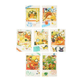 Postcard Set (7 Cards) "Give Me Electricity!" - Authentic Japanese Pokémon Center Paper Products 