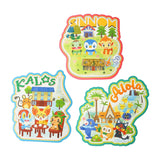 Postcard Set Sinnoh & Kalos & Alola Pokémon's Journey - Authentic Japanese Pokémon Center Paper Products 