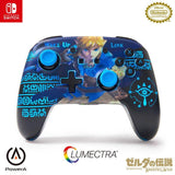 PowerA Lumectra Enhanced Wireless Controller (for Nintendo Switch) - The Legend of Zelda: Breath of the Wild - Authentic Japanese HORI Small toy 