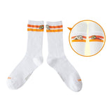 Primeape & Hawlucha Middle Socks (23-25cm) Intensive Training - Authentic Japanese Pokémon Center Socks (cotton) 