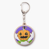 Pumpkinmon Halloween Rubber Keychain - Digimon Adventure - Authentic Japanese TOEI ANIMATION Keychain 