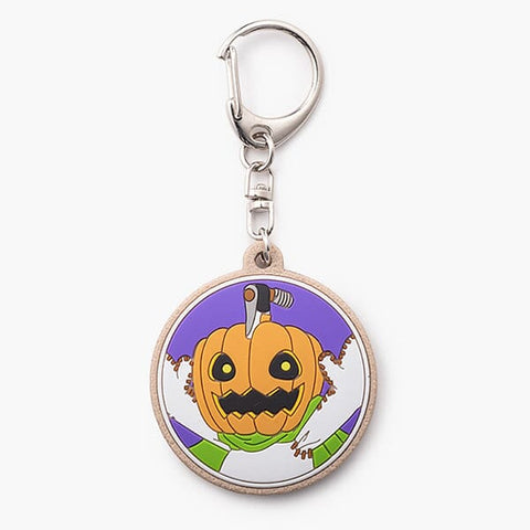 Pumpkinmon Halloween Rubber Keychain - Digimon Adventure - Authentic Japanese TOEI ANIMATION Keychain 