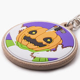 Pumpkinmon Halloween Rubber Keychain - Digimon Adventure - Authentic Japanese TOEI ANIMATION Keychain 