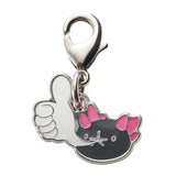 Pyukumuku - National Pokédex Metal Charm Keychain #771 - Authentic Japanese Pokémon Center Keychain 