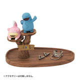 Quagsire & Slowpoke Wood Style Accessory Tray Pokémon Concierge - Authentic Japanese Pokémon Center Small toy 