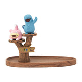 Quagsire & Slowpoke Wood Style Accessory Tray Pokémon Concierge - Authentic Japanese Pokémon Center Small toy 