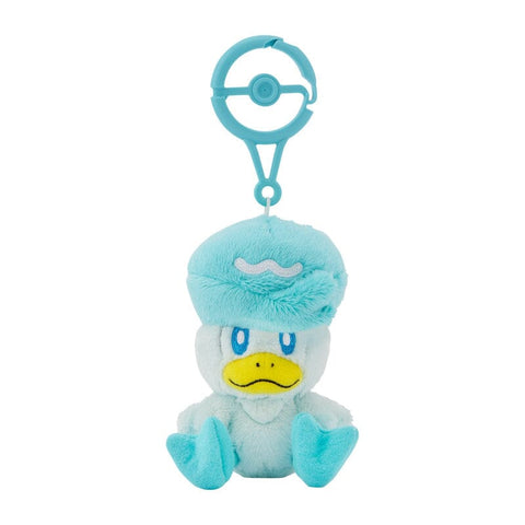 Quaxly Mascot Plush With Carabiner - Authentic Japanese Pokémon Center Mascot Plush Keychain 