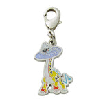 Raging Bolt - National Pokédex Metal Charm #1021 - Authentic Japanese Pokémon Center Keychain 