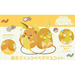 Raichu ＆ Alolan Raichu Paired Mascot Plush (Magnetic) - Nitamono Doushi (Look Alike) Pokémon! - Authentic Japanese Pokémon Center Mascot Plush Keychain 