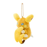 Raichu ＆ Alolan Raichu Paired Mascot Plush (Magnetic) - Nitamono Doushi (Look Alike) Pokémon! - Authentic Japanese Pokémon Center Mascot Plush Keychain 