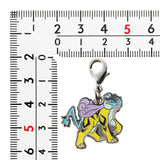 Raikou - National Pokédex Metal Charm Keychain #243 - Authentic Japanese Pokémon Center Keychain 
