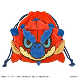 Rathalos MonDefo Drawstring Bag Pouch - Monster Hunter - Authentic Japanese Capcom Pouch Bag 