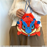 Rathalos MonDefo Drawstring Bag Pouch - Monster Hunter - Authentic Japanese Capcom Pouch Bag 
