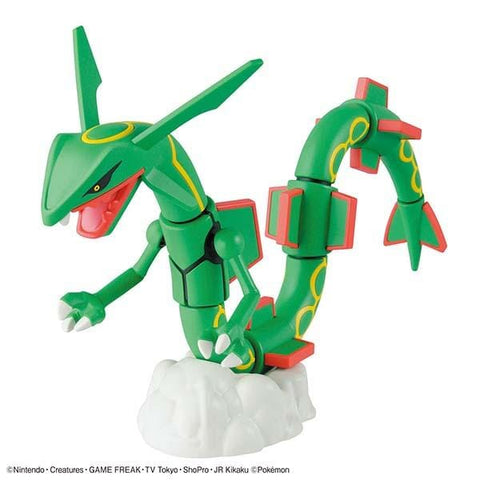 Rayquaza Figure Pokémon PLAMO (Plastic Model) Select Series Collection No.46 - Authentic Japanese Bandai Namco Figure 