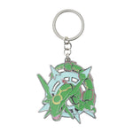 Rayquaza Metal Keychain - Authentic Japanese Pokémon Center Keychain 