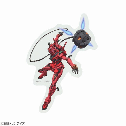 Red Gundam Sticker - Mobile Suit Gundam GQuuuuuuX - Authentic Japanese sun-star Sticker 