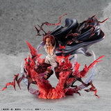 Red Hair Pirates' Captain Red-Haired Shanks Figure Portrait.Of.Pirates "SA-MAXIMUM" Kamusari - ONE PIECE - Authentic Japanese MegaHouse Figure 