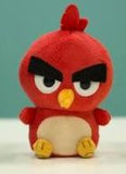 Red Mascot Plush SEGA Cooro - Angry Bird - Authentic Japanese SEGA Mascot Plush Keychain (steel ring) 