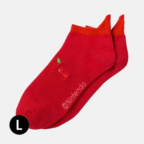 Red Pikmin Sock L Size - Authentic Japanese Nintendo Socks 