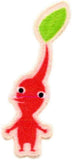 Red Pikmin Sticker Patch PMS003 - PIKMIN - Authentic Japanese Nintendo Sticker 