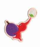 Red Pikmin With Fruit Sticker Patch PMS012 - PIKMIN - Authentic Japanese Nintendo Sticker 