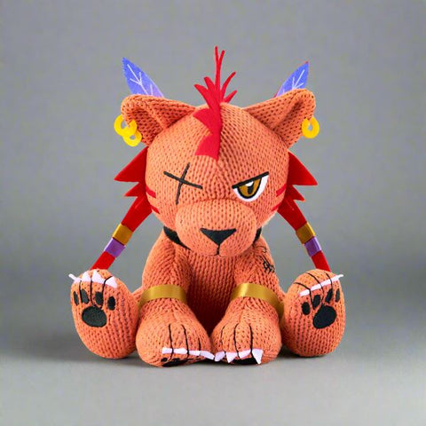 Red XIII Amigurumi (Knitted) Plush Final Fantasy VII Remake - Authentic Japanese Square Enix Plush 