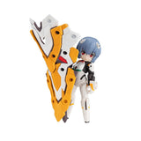 Rei Ayanami & Evangelion Unit-00 (Kai) Desktop Army Figure - Neon Genesis Evangelion - Authentic Japanese MegaHouse Figure 