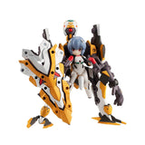 Rei Ayanami & Evangelion Unit-00 (Kai) Desktop Army Figure - Neon Genesis Evangelion - Authentic Japanese MegaHouse Figure 