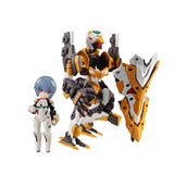 Rei Ayanami & Evangelion Unit-00 (Kai) Desktop Army Figure - Neon Genesis Evangelion - Authentic Japanese MegaHouse Figure 