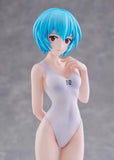 Rei Ayanami (One-piece Style) POP UP PARADE Figure L size BEACH QUEENS - Rebuild of Evangelion - Authentic Japanese Good Smile Company Figure 