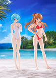 Rei Ayanami (One-piece Style) POP UP PARADE Figure L size BEACH QUEENS - Rebuild of Evangelion - Authentic Japanese Good Smile Company Figure 