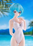 Rei Ayanami (One-piece Style) POP UP PARADE Figure L size BEACH QUEENS - Rebuild of Evangelion - Authentic Japanese Good Smile Company Figure 