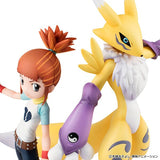 Renamon & Rika Nonaka Figure G.E.M. Series - Digimon Tamers - Authentic Japanese MegaHouse Figure 