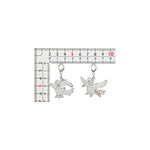 Reshiram - National Pokédex Metal Charm Keychain #643 - Authentic Japanese Pokémon Center Keychain 