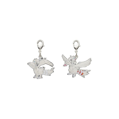 Reshiram - National Pokédex Metal Charm Keychain #643 - Authentic Japanese Pokémon Center Keychain 