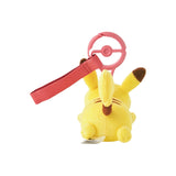 Resilient Pikachu Mascot Plush With Carabiner Ten Poké Ten Colors - Authentic Japanese Pokémon Center Mascot Plush Keychain 