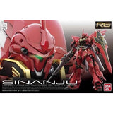 RG 1/144 Gunpla MSN-06S Sinanju - Authentic Japanese Bandai Namco Model kit 