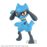 Riolu & Lucario Pokémon PLAMO (Plastic Model) Collection Select Series No.44 - Authentic Japanese Bandai Namco Model kit 