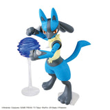 Riolu & Lucario Pokémon PLAMO (Plastic Model) Collection Select Series No.44 - Authentic Japanese Bandai Namco Model kit 