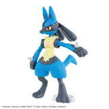 Riolu & Lucario Pokémon PLAMO (Plastic Model) Collection Select Series No.44 - Authentic Japanese Bandai Namco Model kit 