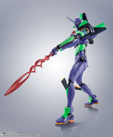 ROBOT SPIRITS Figure＜SIDE EVA＞EVA-01 + Cassius's Spear (Renewal Color Edition) - Neon Genesis Evangelion - Authentic Japanese Bandai Namco Figure 
