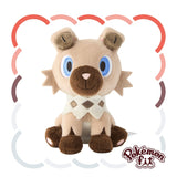 Rockruff Plush Pokémon fit - Authentic Japanese Pokémon Center Plush 