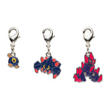 Roggenrola, Boldore, Gigalith - National Pokédex Metal Charm Keychain #524, #525, #526 - Authentic Japanese Pokémon Center Keychain 