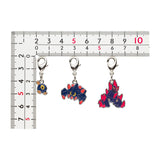 Roggenrola, Boldore, Gigalith - National Pokédex Metal Charm Keychain #524, #525, #526 - Authentic Japanese Pokémon Center Keychain 