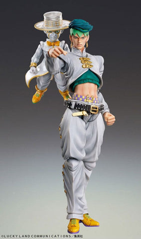 Rohan Kishibe & Heaven's Door Super Action Statue Figure - JoJo's Bizarre Adventure Part.4 - Authentic Japanese MEDICOM TOY Figure 