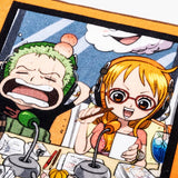 Roronoa Zoro & Nami Hand Towel - Mugiwara Space - ONE PIECE - Authentic Japanese TOEI ANIMATION Towel (cotton) 