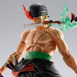 Roronoa Zoro S.H.Figuarts Figure "King of Hell" - ONE PIECE - Authentic Japanese Bandai Namco Figure 