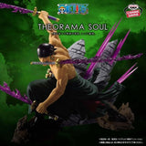 Roronoa Zoro Theorama Soul Figure - ONE PIECE - Authentic Japanese BANPRESTO Figure 