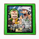 Roronoa Zoro & Usopp Hand Towel - Mugiwara Space - ONE PIECE - Authentic Japanese TOEI ANIMATION Towel (cotton) 