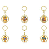 Rotating Metal Keychain Collection - Halloween Trick or trick (1Pcs/Random) - Authentic Japanese Pokémon Center Keychain 